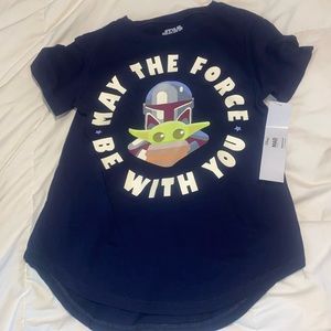 Star Wars The Mandalorian navy blue T-shirt size small
